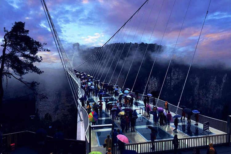 長沙出發(fā)到張家界玻璃橋、天門山、玻璃棧道、鳳凰古城3日游